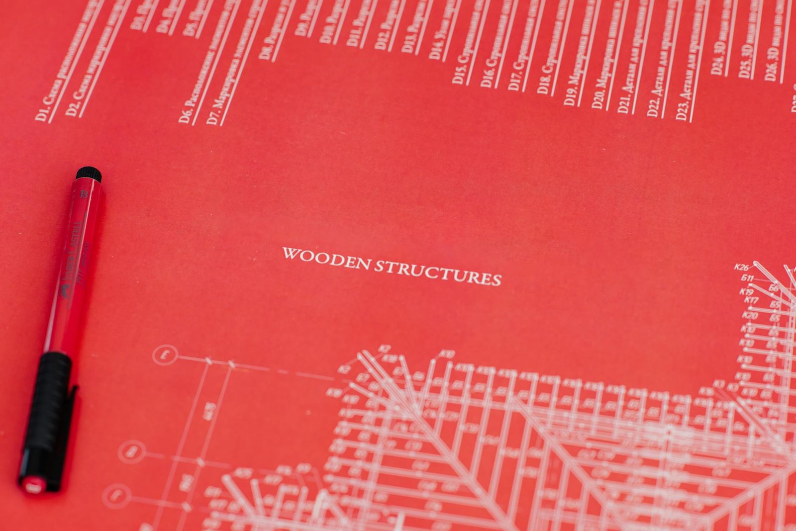 electrical certification documents on a desk with blueprint background